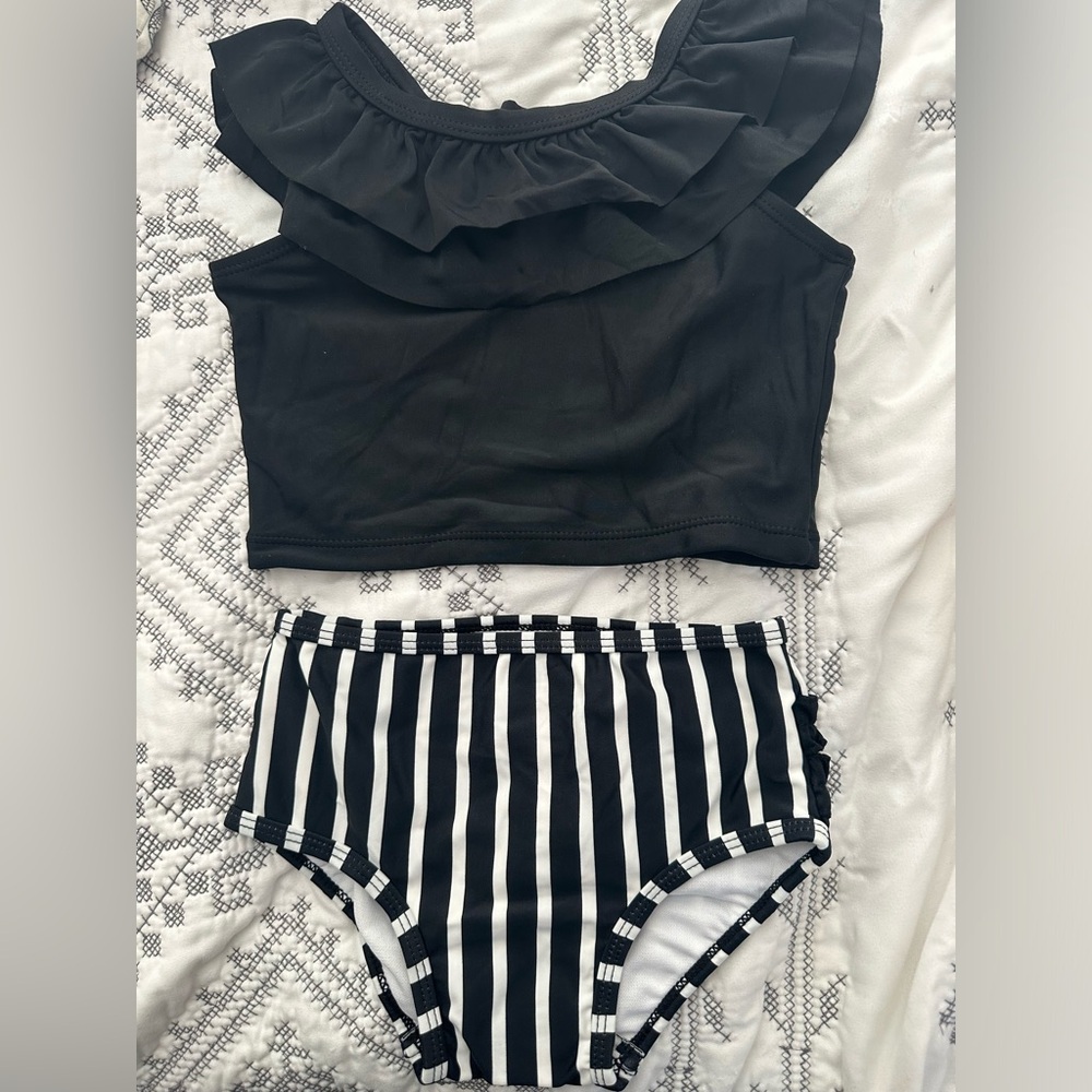 Ruffle butts two piece bathing suit